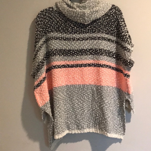 Cowl neck striped sweater - Picture 3 of 3